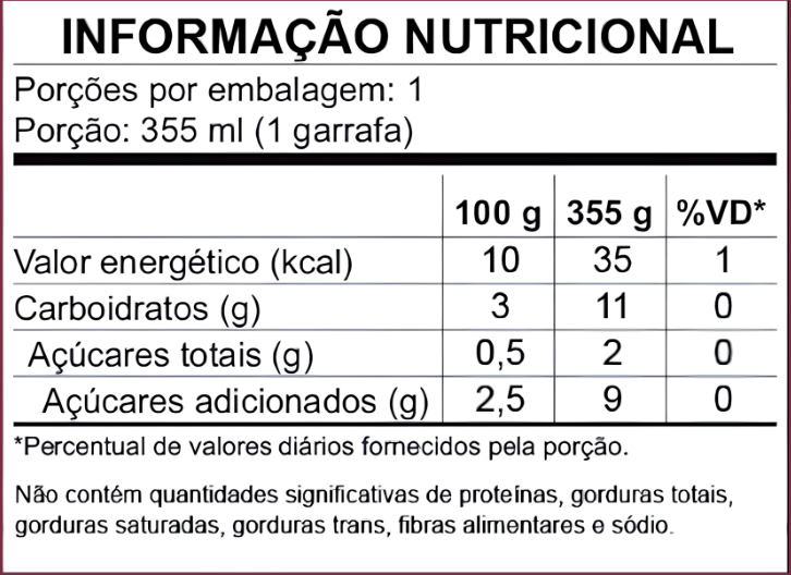 Kombucha com Hibisco, Canela e Gengibre