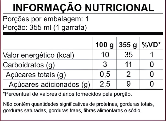 Kombucha com Hibisco, Canela e Gengibre