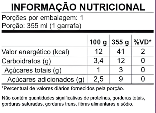 Kombucha com Uva e Hibisco