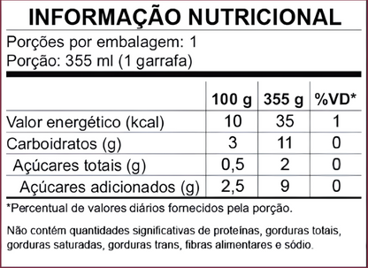 Kombucha com Hibisco, Canela e Gengibre
