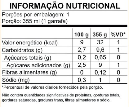 Kombucha com Maracujá e Açafrão