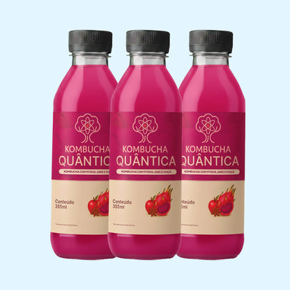 Kombucha com Pitaya, Anis e Maçã